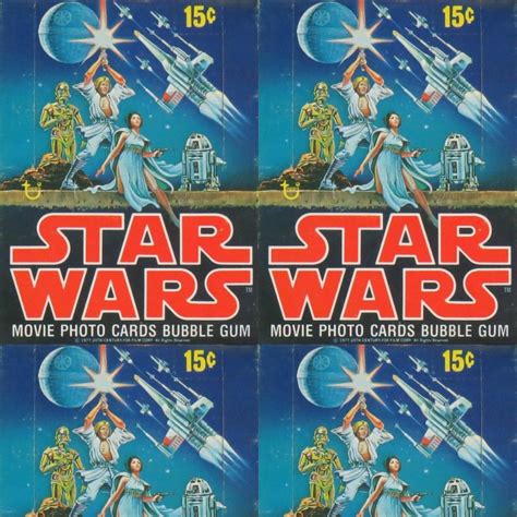 star wars cards 1977